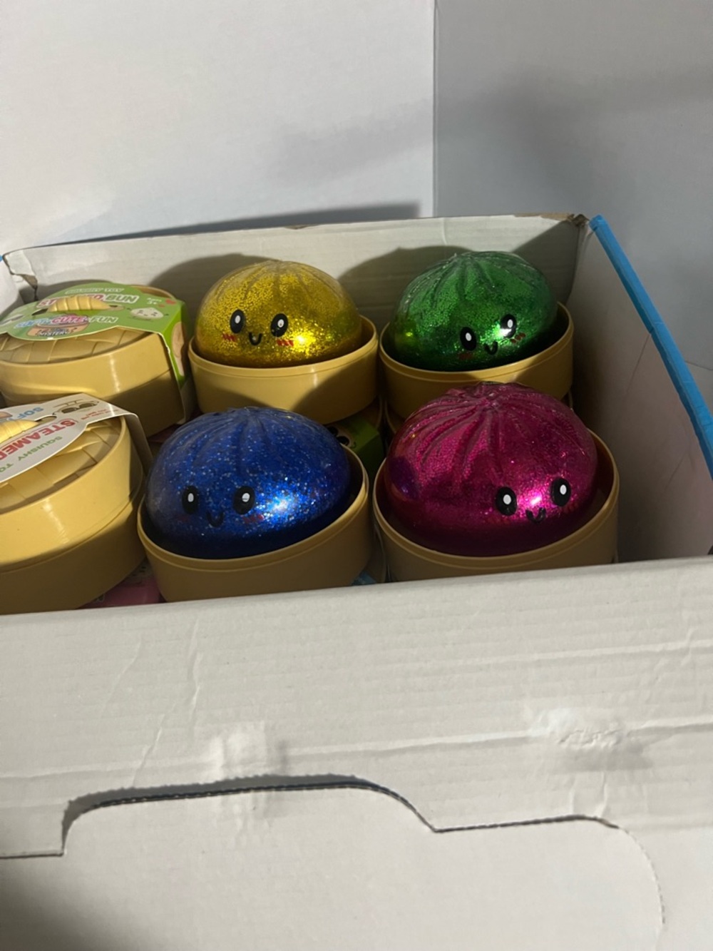 Squishy Dumpling Sensory Toy -Ramdom color .